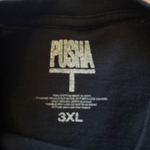 Pusha T Official Daytona Black Shirt Size 3XL Clipse Hip Hop Tour Merch Rap Tee - Picture 3 of 4